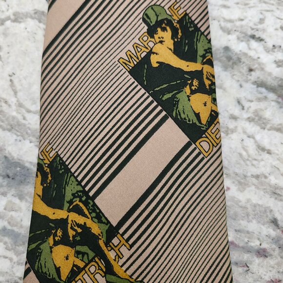 Gino Pompeii (Jacobson's) Marlene Dietrich Vintage Tie - Picture 2 of 5